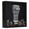 Texas Beer Typography Shadow Box
