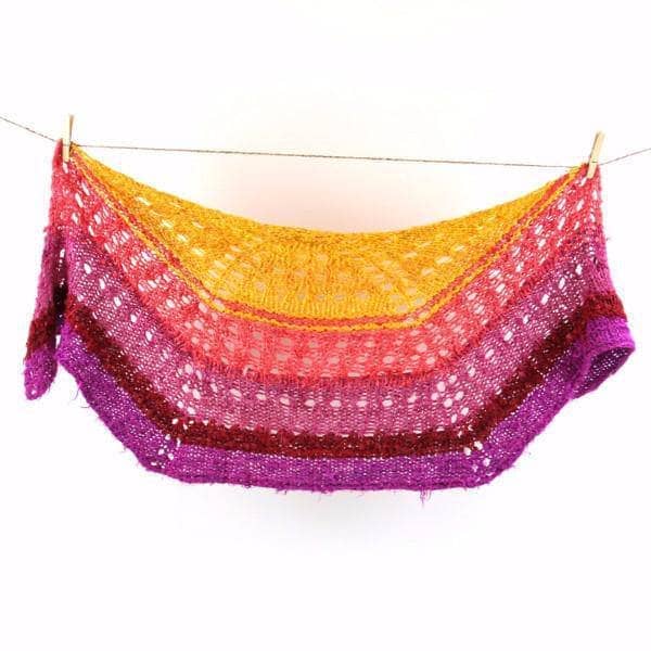 That Sunset was Bananas! Ombre Knit Shawl DIY Craft Kit