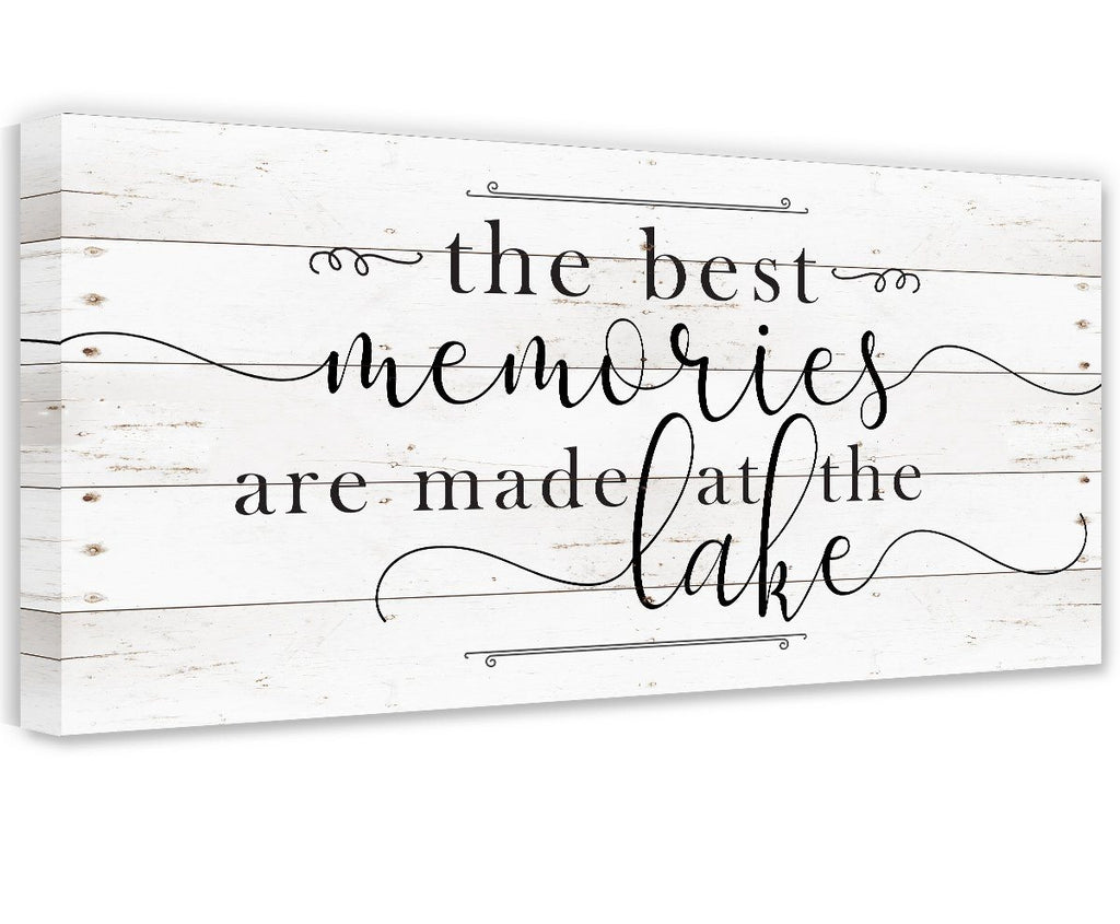The Best Memories Lake - Canvas