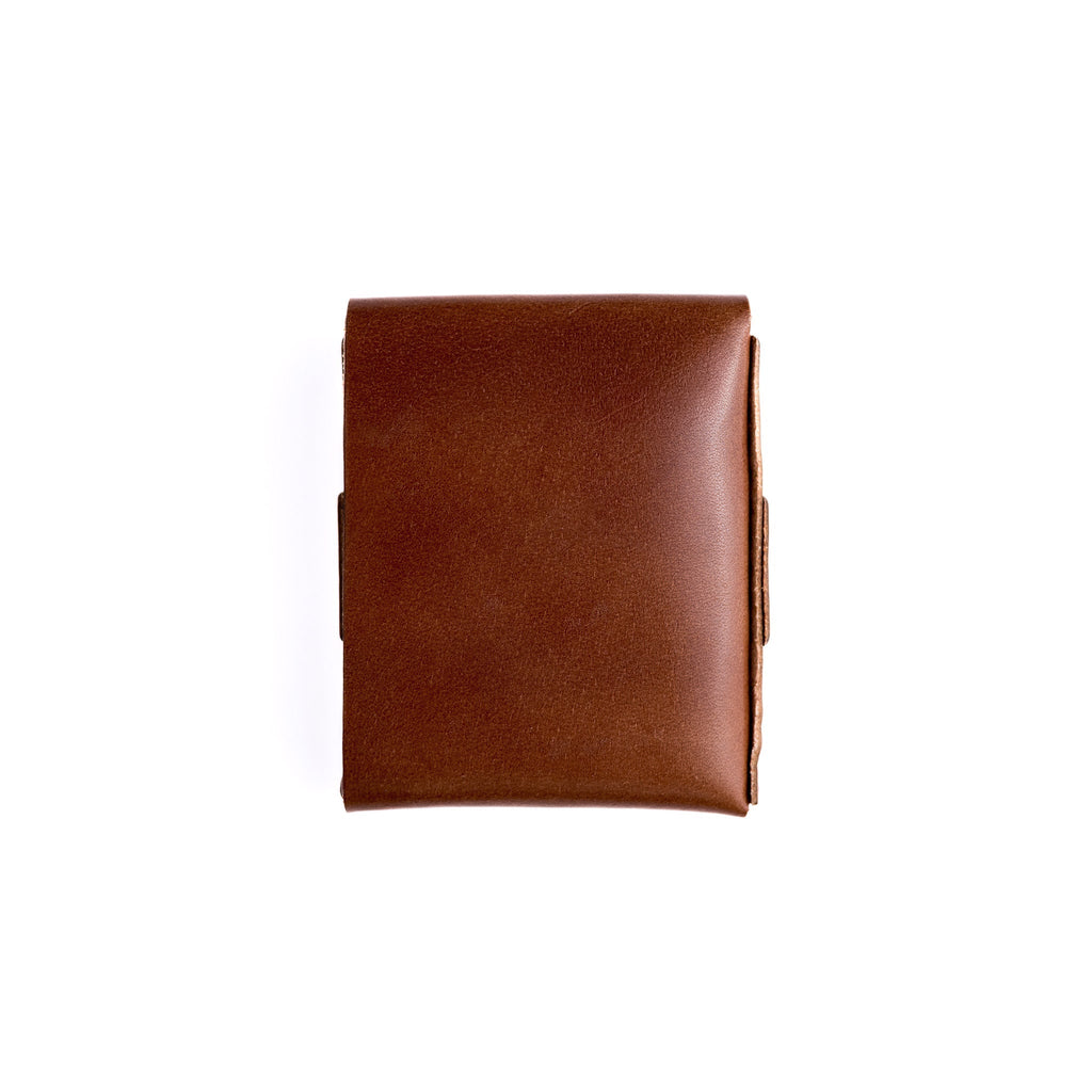 The Big Finn 2 Slim Leather Wallet with Side-Access Pocket - Brown