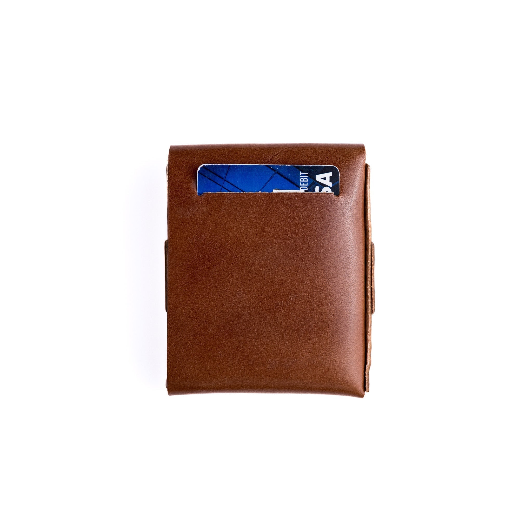 The Big Finn 2 Slim Leather Wallet with Side-Access Pocket - Brown
