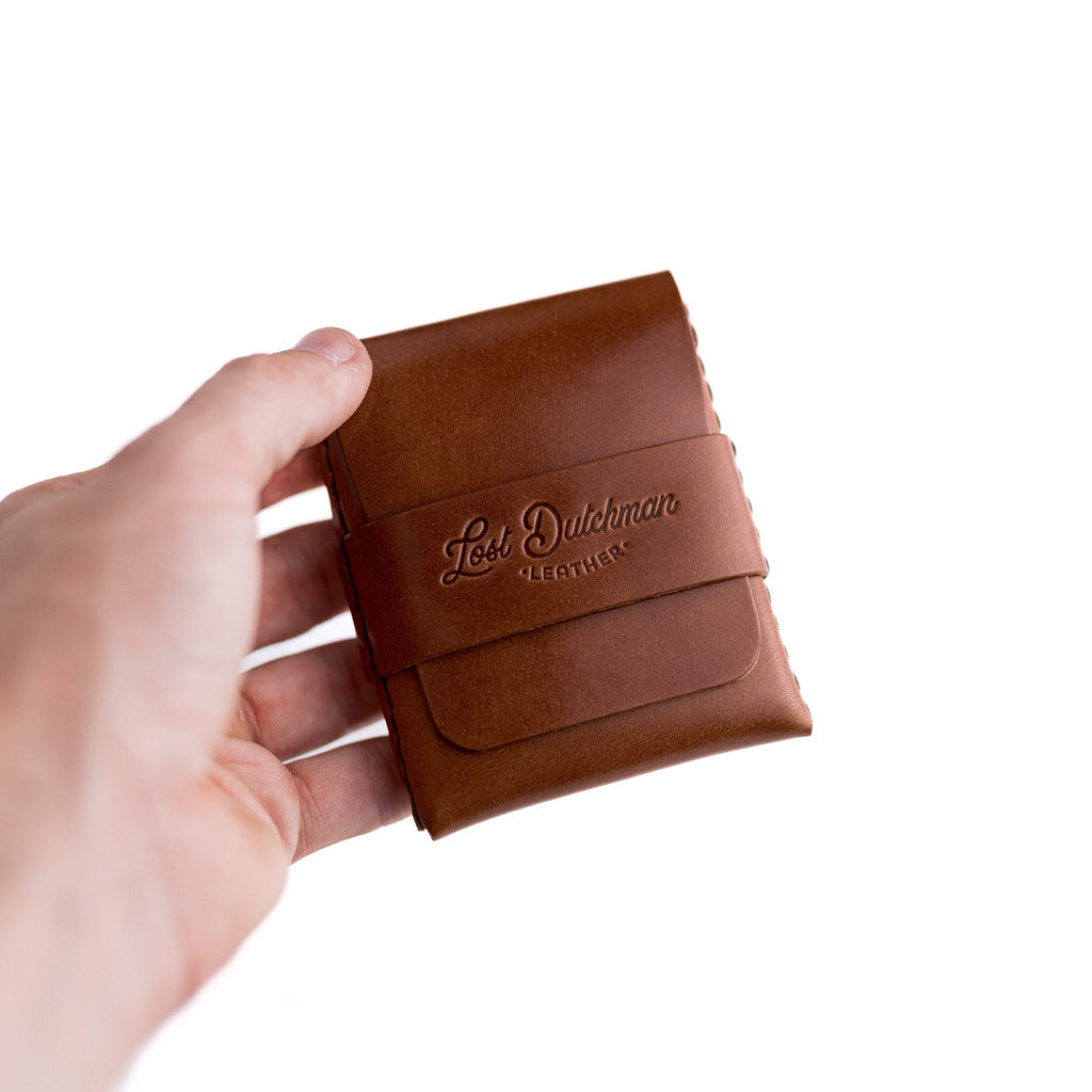 The Big Finn 2 Slim Leather Wallet with Side-Access Pocket - Brown