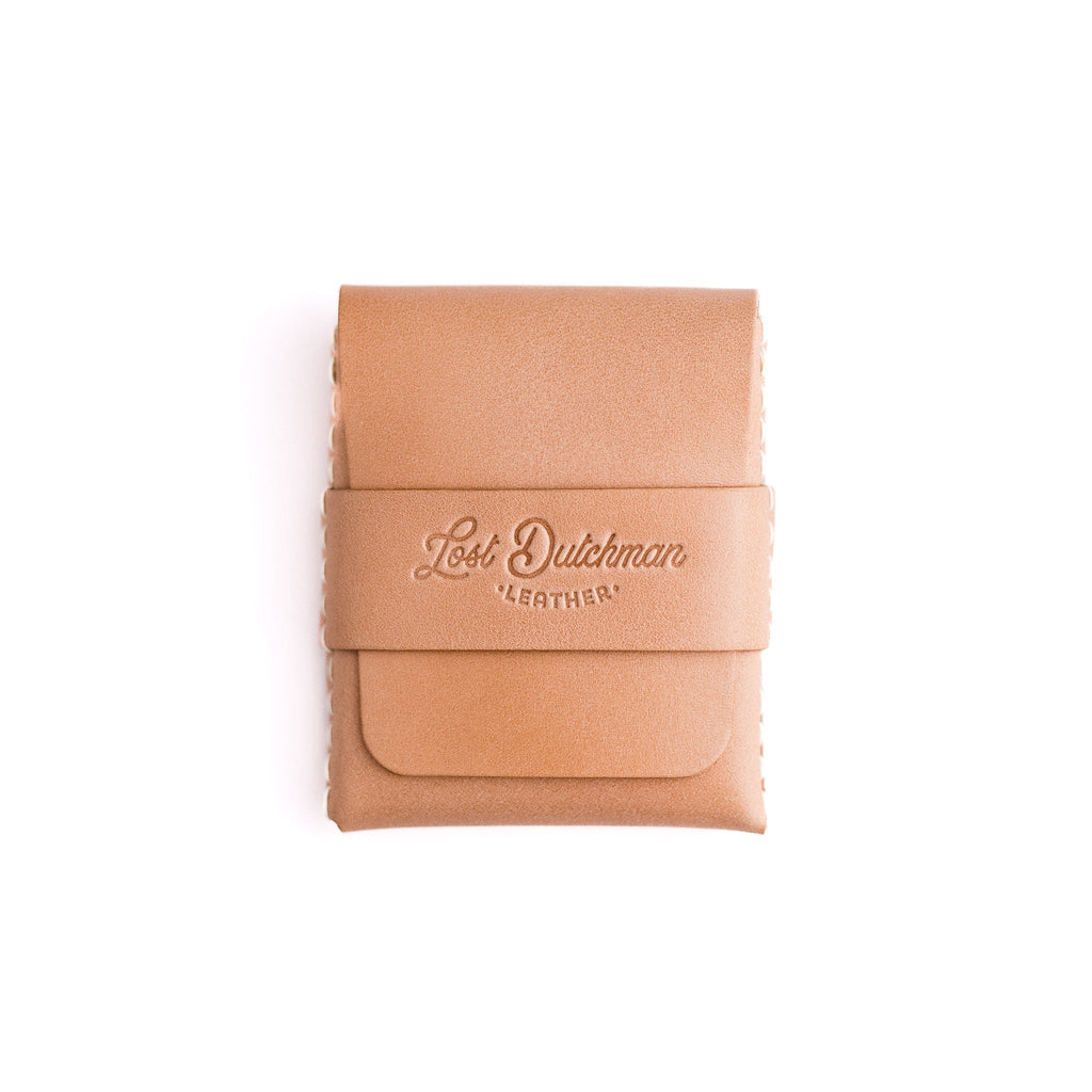 The Big Finn 2 Minimalist Leather Wallet in Russet