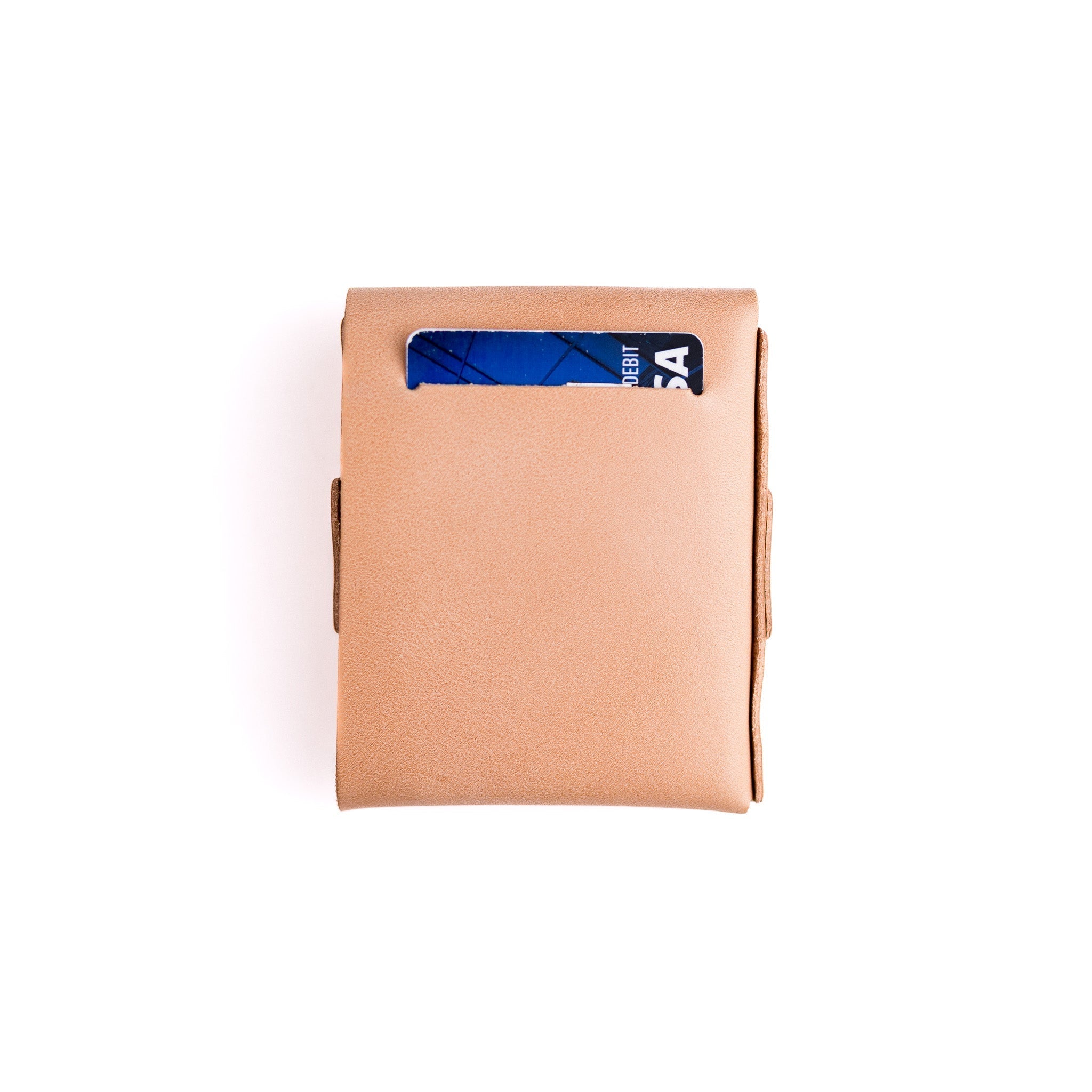 The Big Finn 2 Minimalist Leather Wallet in Russet