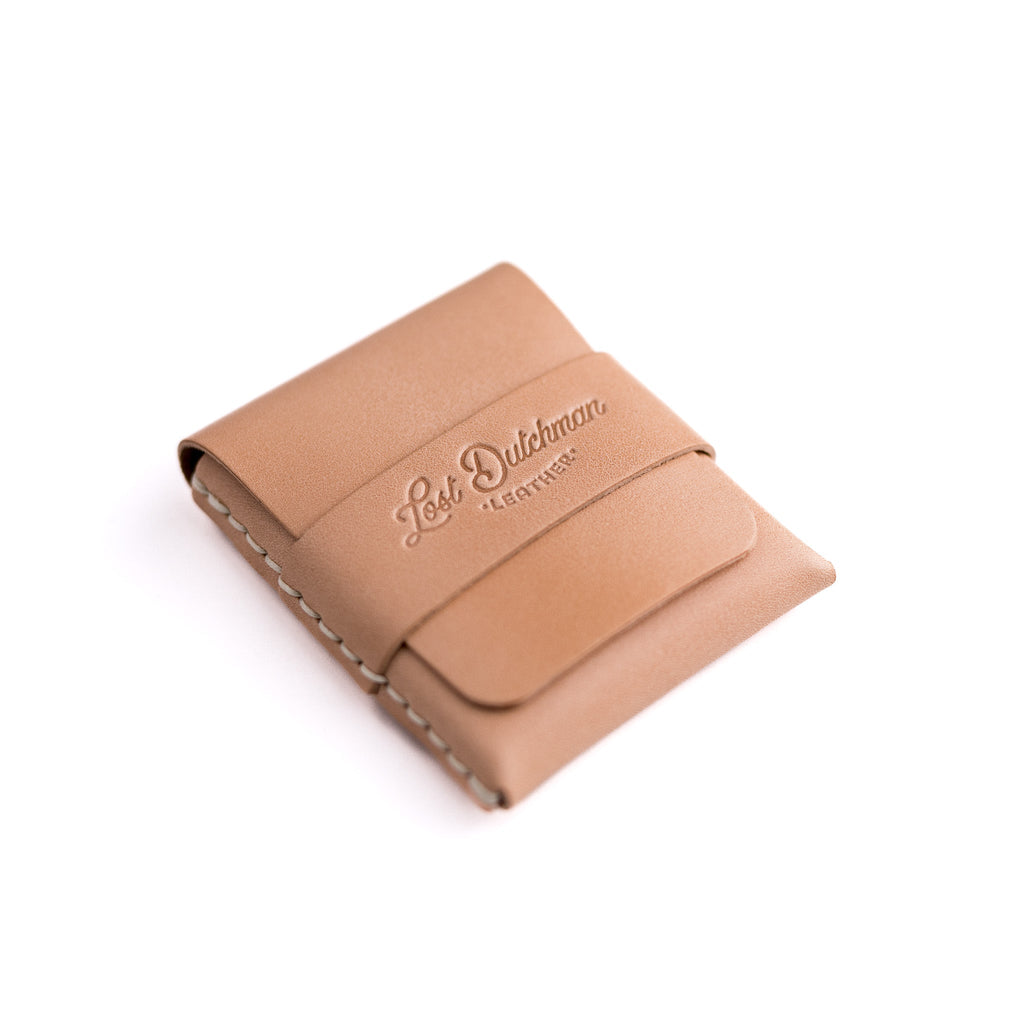 The Big Finn 2 Minimalist Leather Wallet in Russet