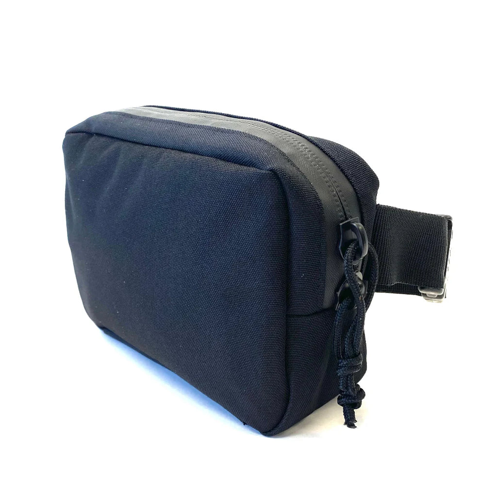 The Black-Out Fanny Pack: Rugged 1000D Nylon EDC Cross Body Bag