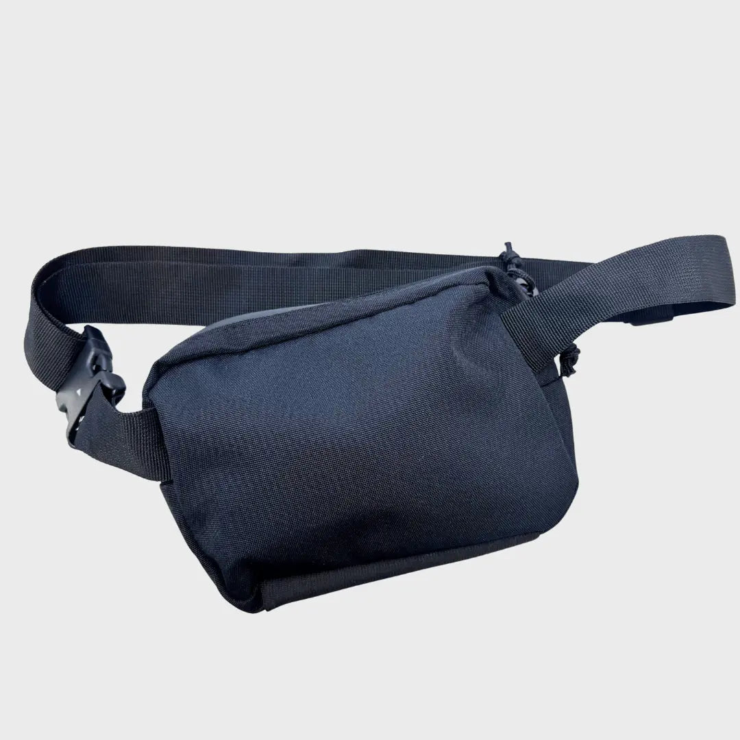 The Black-Out Fanny Pack: Rugged 1000D Nylon EDC Cross Body Bag
