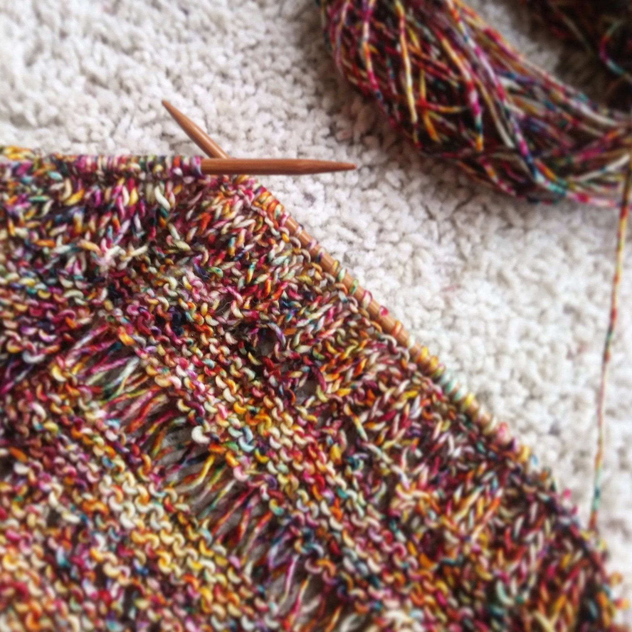 The Carnival Shawl Beginner-Friendly Knitting Pattern