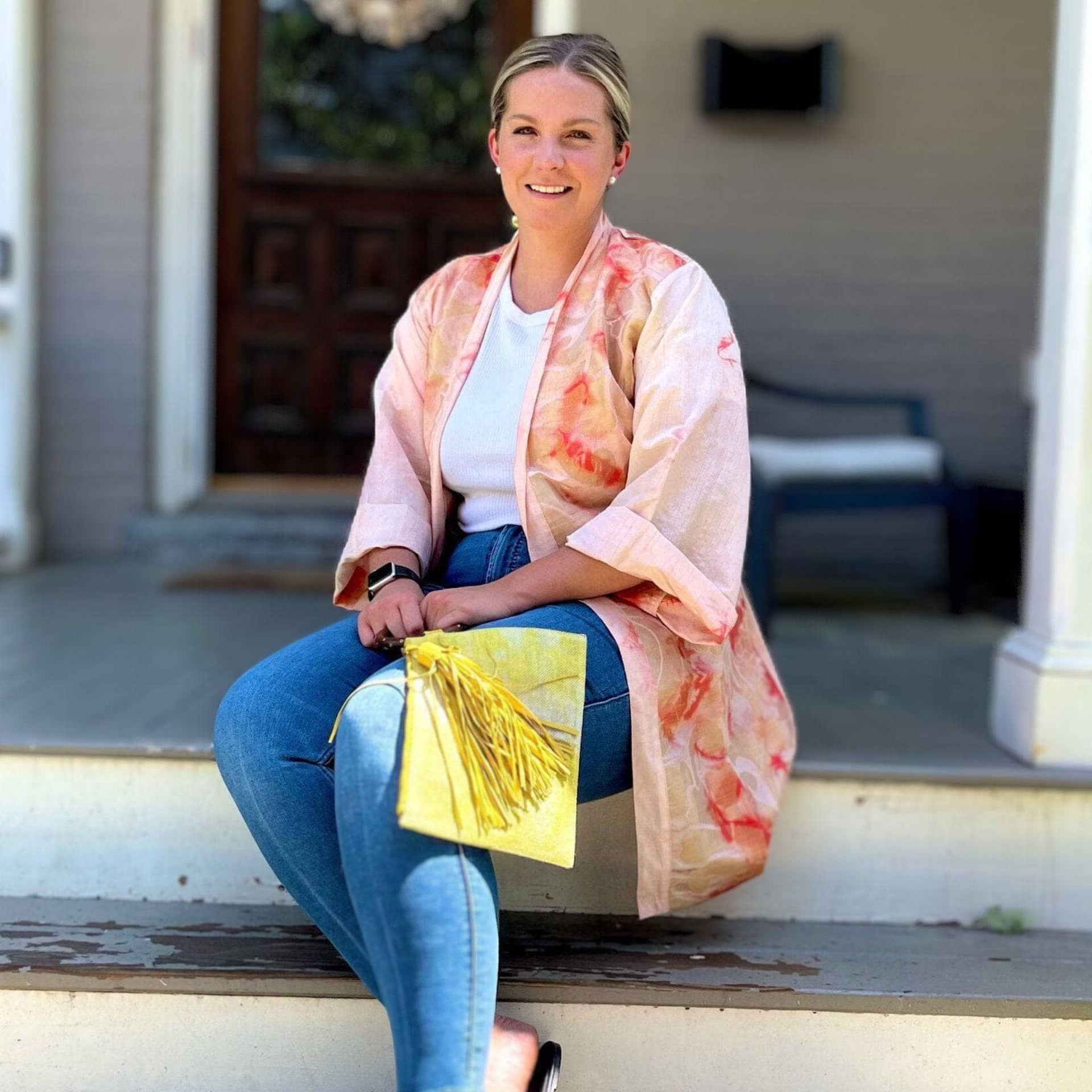 The Charlotte Short Sari Robe: Artisan Loungewear for Relaxation