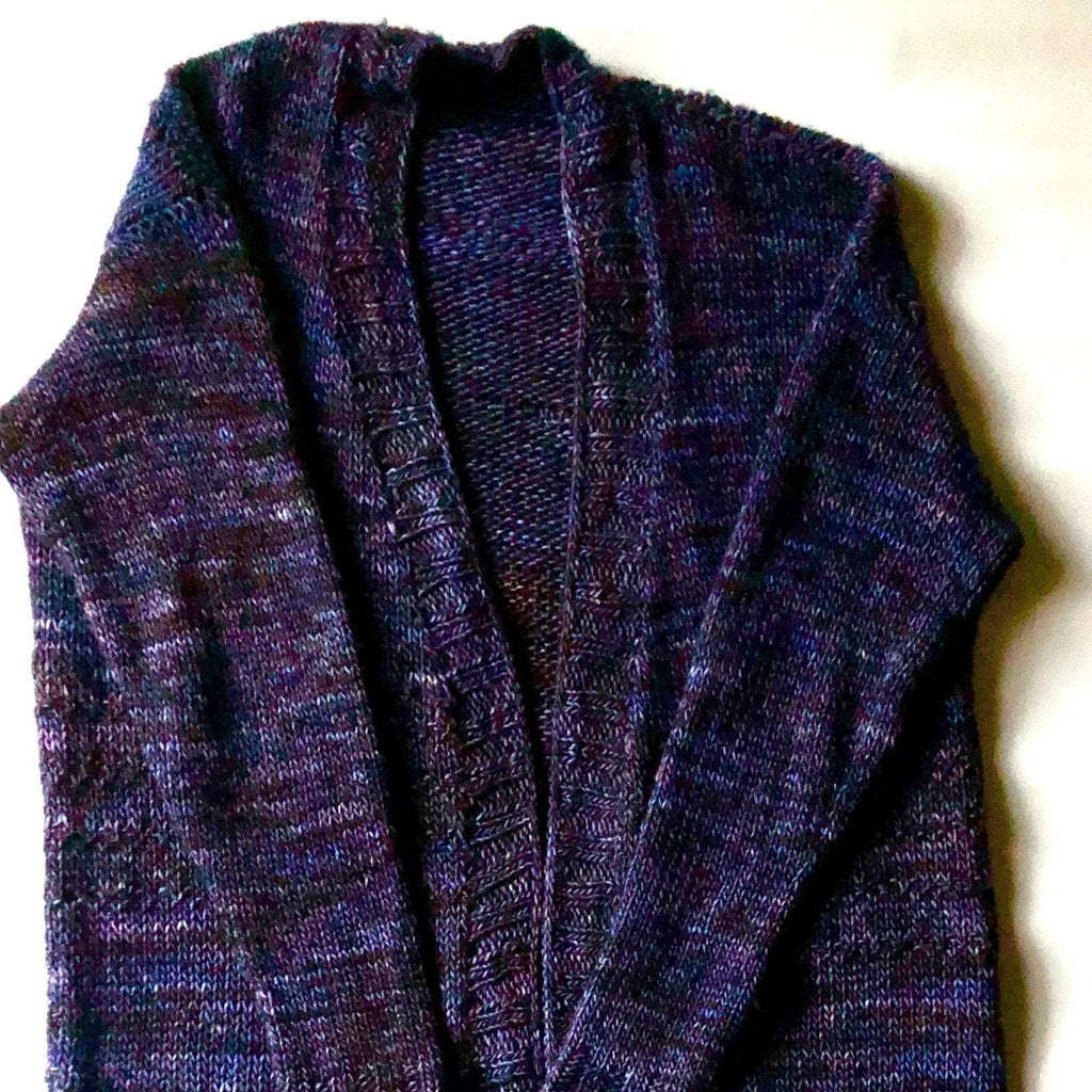 Cozy Cardigan Knitting Pattern - Easy Bottom-Up DIY Design
