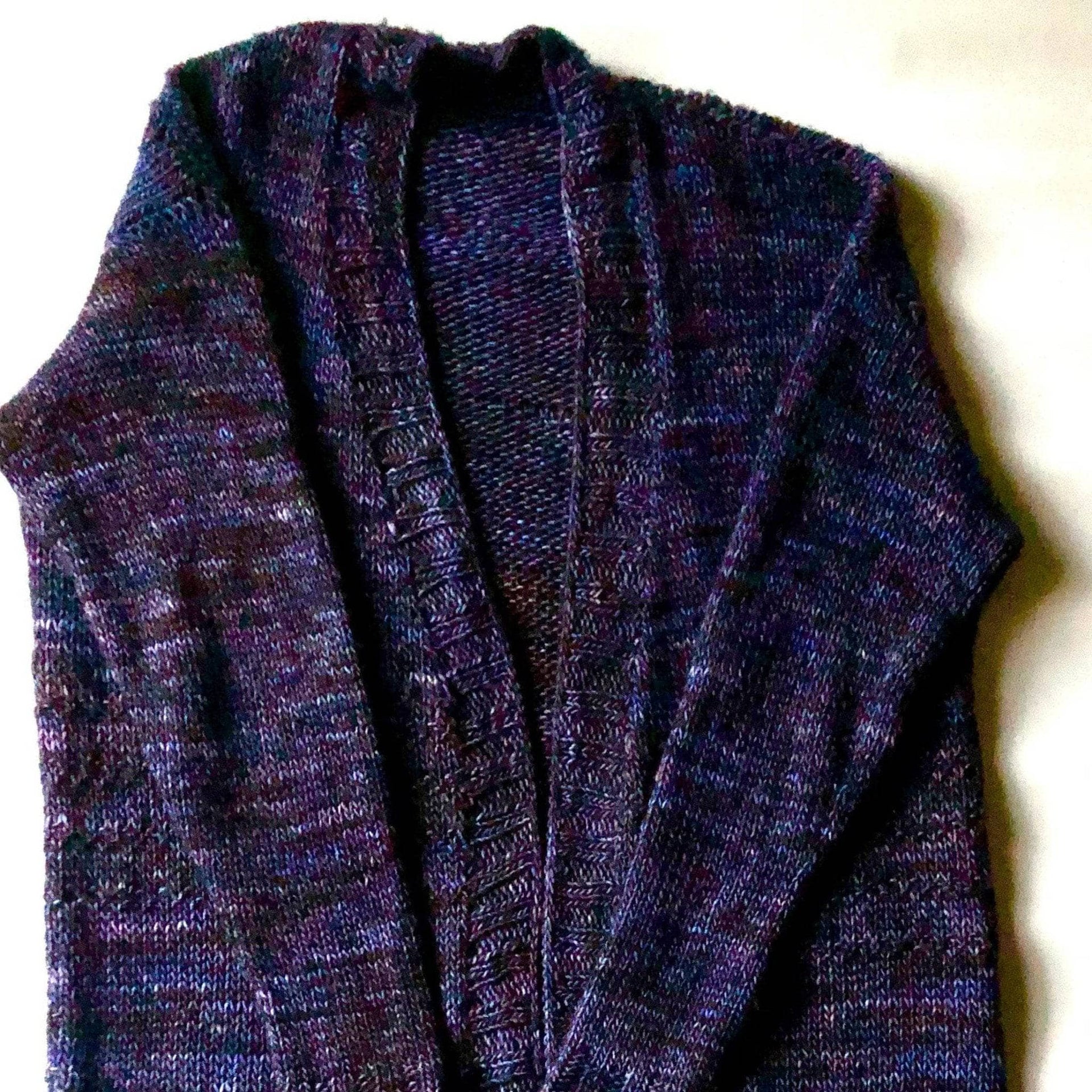 Cozy Cardigan Knitting Pattern - Easy Bottom-Up DIY Design