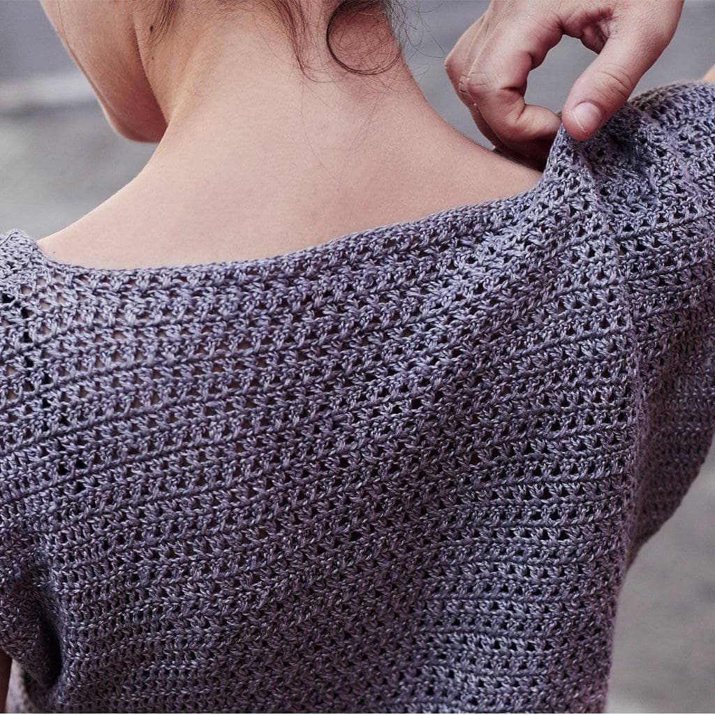Linen Crochet Top Pattern – Sport Weight Summer Clothing Design