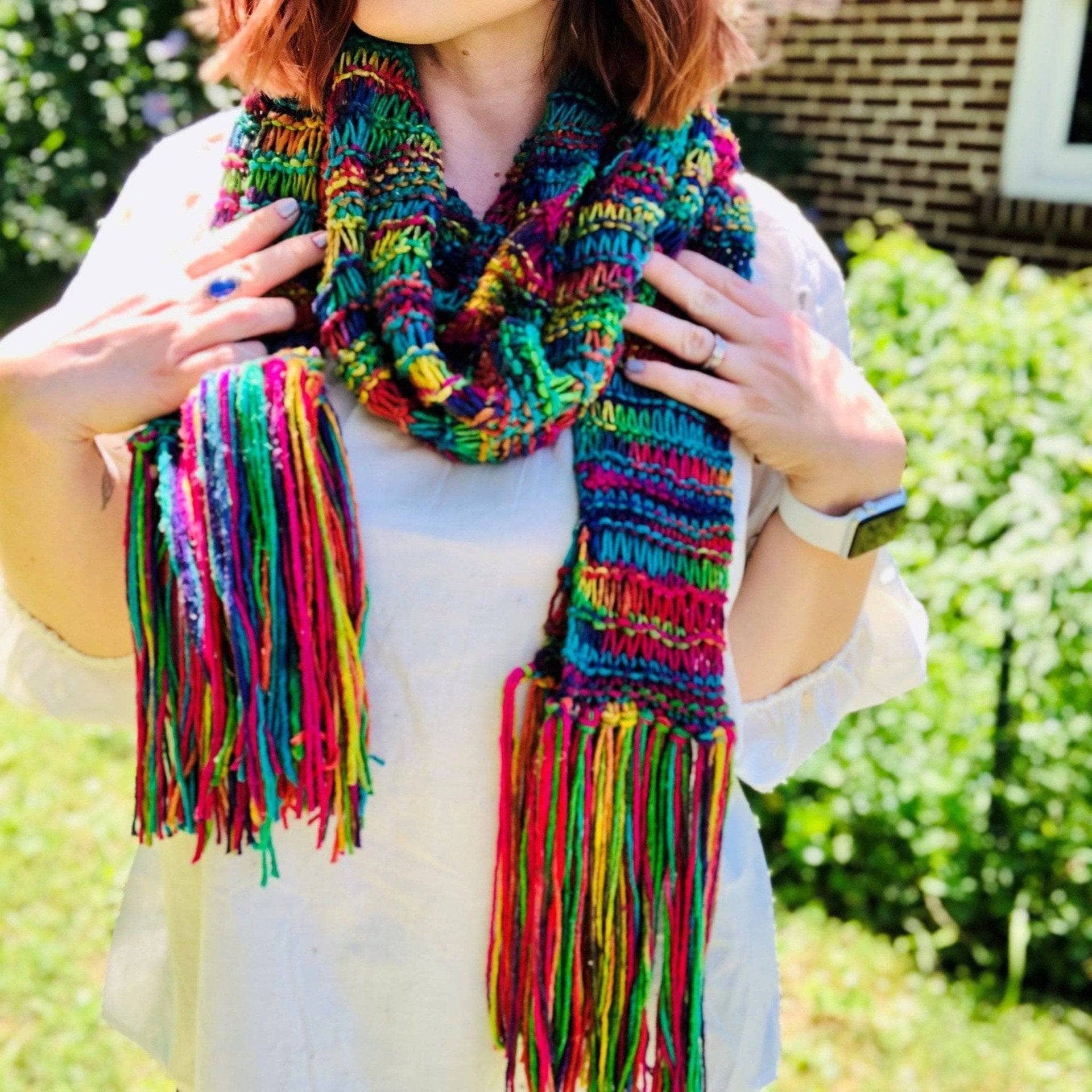 The Iris Scarf Knitting Kit - Color and Texture Knit Cowl