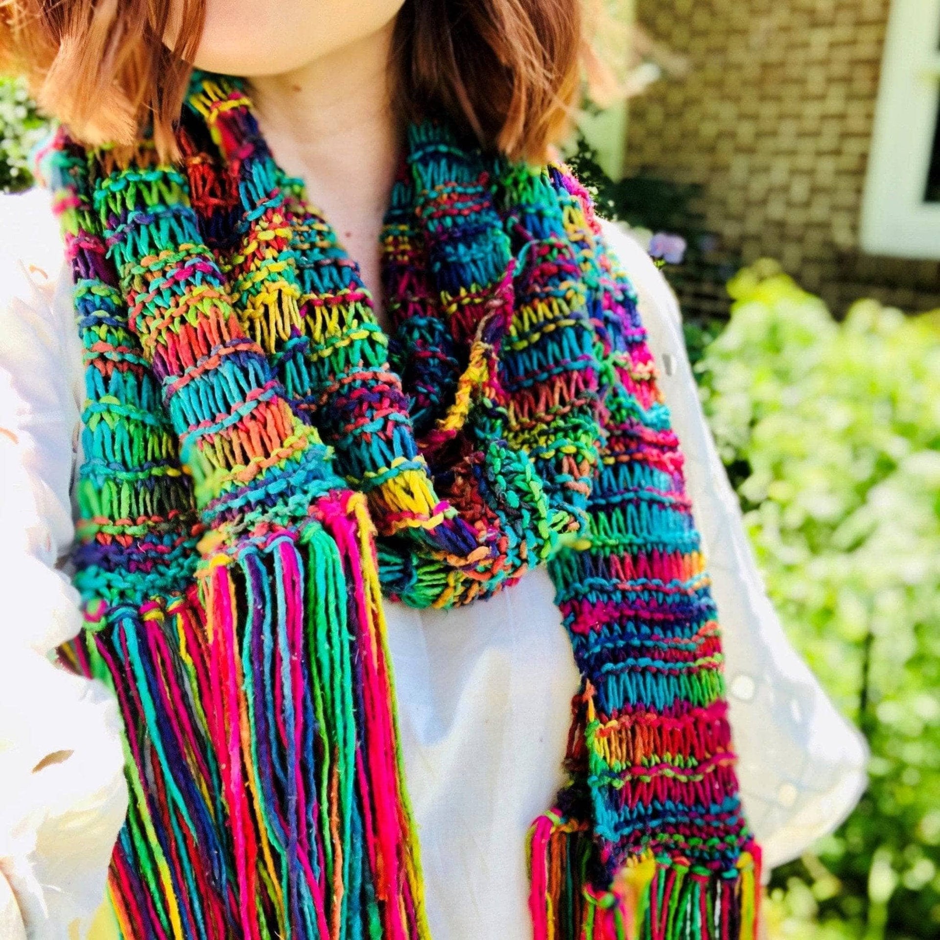 The Iris Scarf Knitting Kit - Color and Texture Knit Cowl