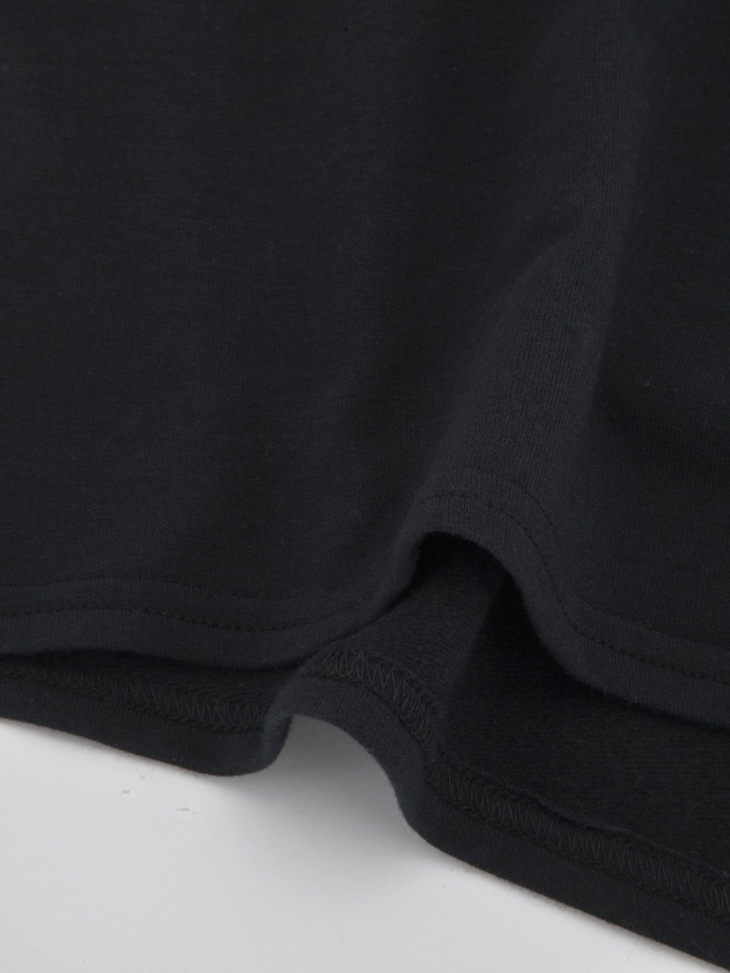Women's Black Fleece Lounge Sweatshorts with Drawstring Waist - Image 9