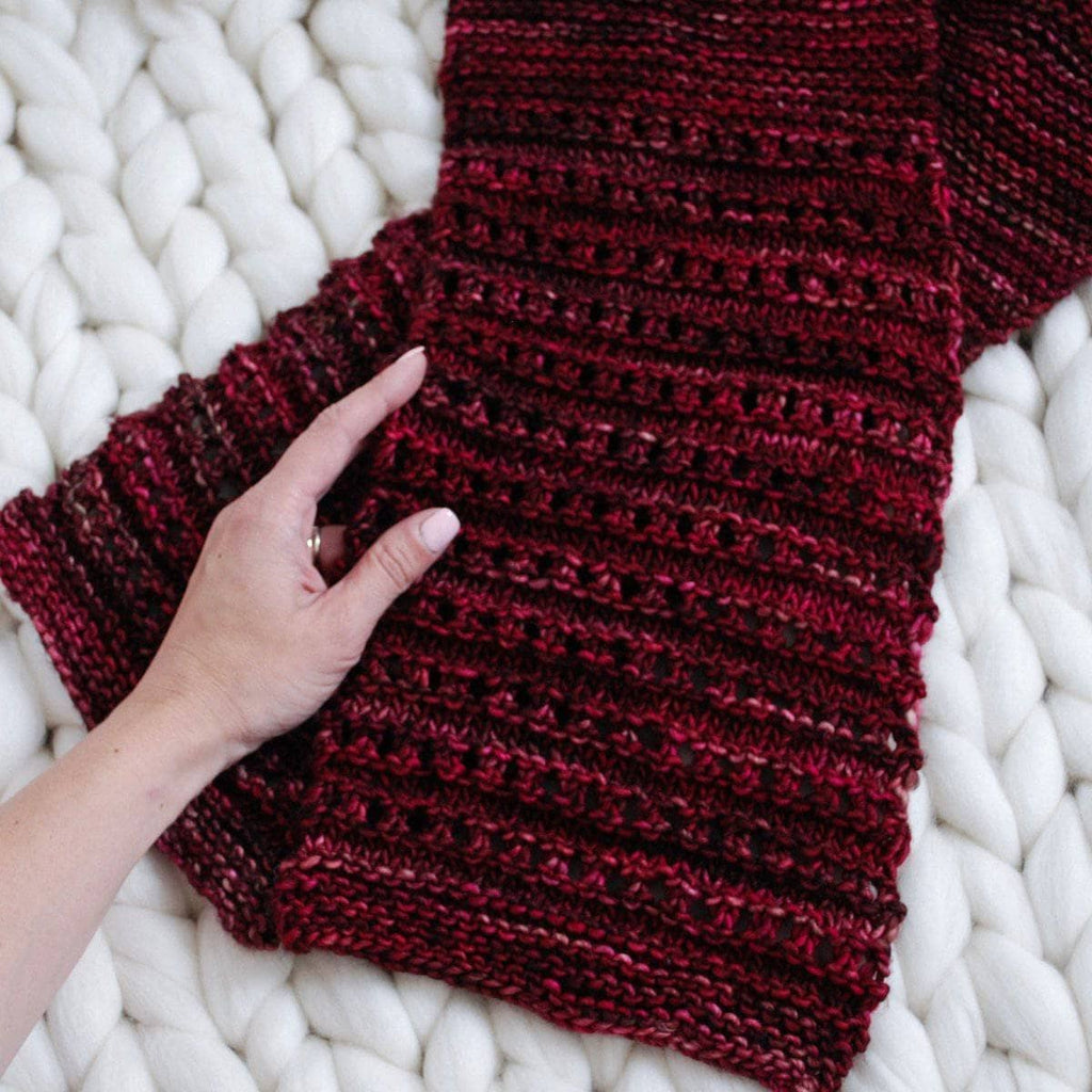 The Milan Scarf Knitting Kit - Cozy DIY Luxury Knit Project