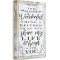 The Most Wonderful Thing - Canvas