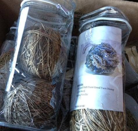 The Purist Hemp Shower Puff Kit – DIY Minimalist Bath Essential