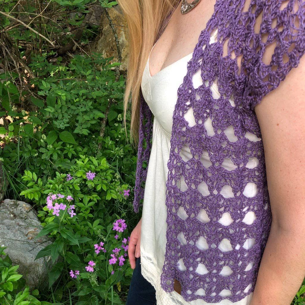 The Shenandoah Shrug Crochet Pattern: Beginner-Friendly Lace Design