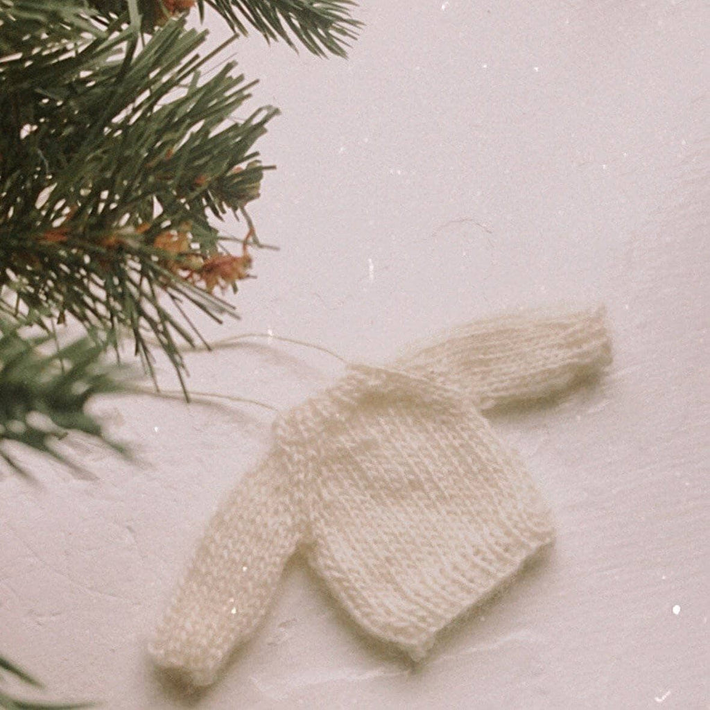 Tiny Sweater Ornament Knitting Pattern