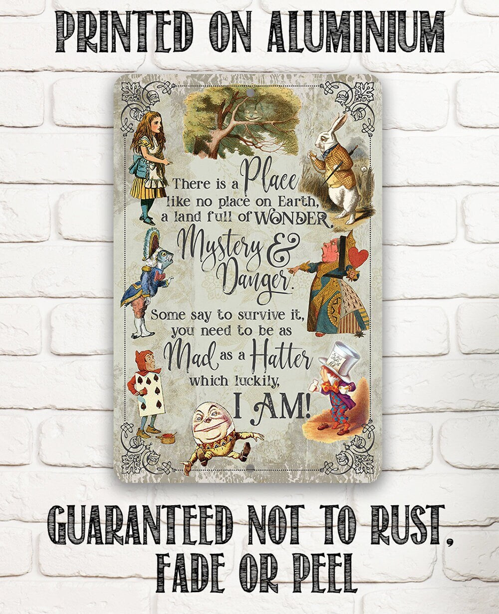 There Is A Place Like No Place On Earth - Metal Sign