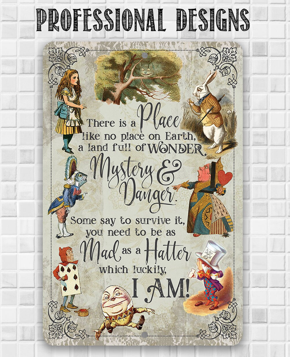 There Is A Place Like No Place On Earth - Metal Sign