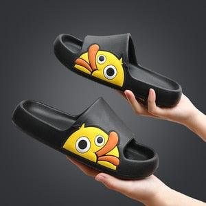 Women's Waterproof Platform Slippers with Memory Foam & Fur Lining