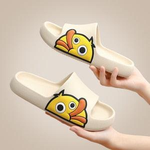 Women's Waterproof Platform Slippers with Memory Foam & Fur Lining