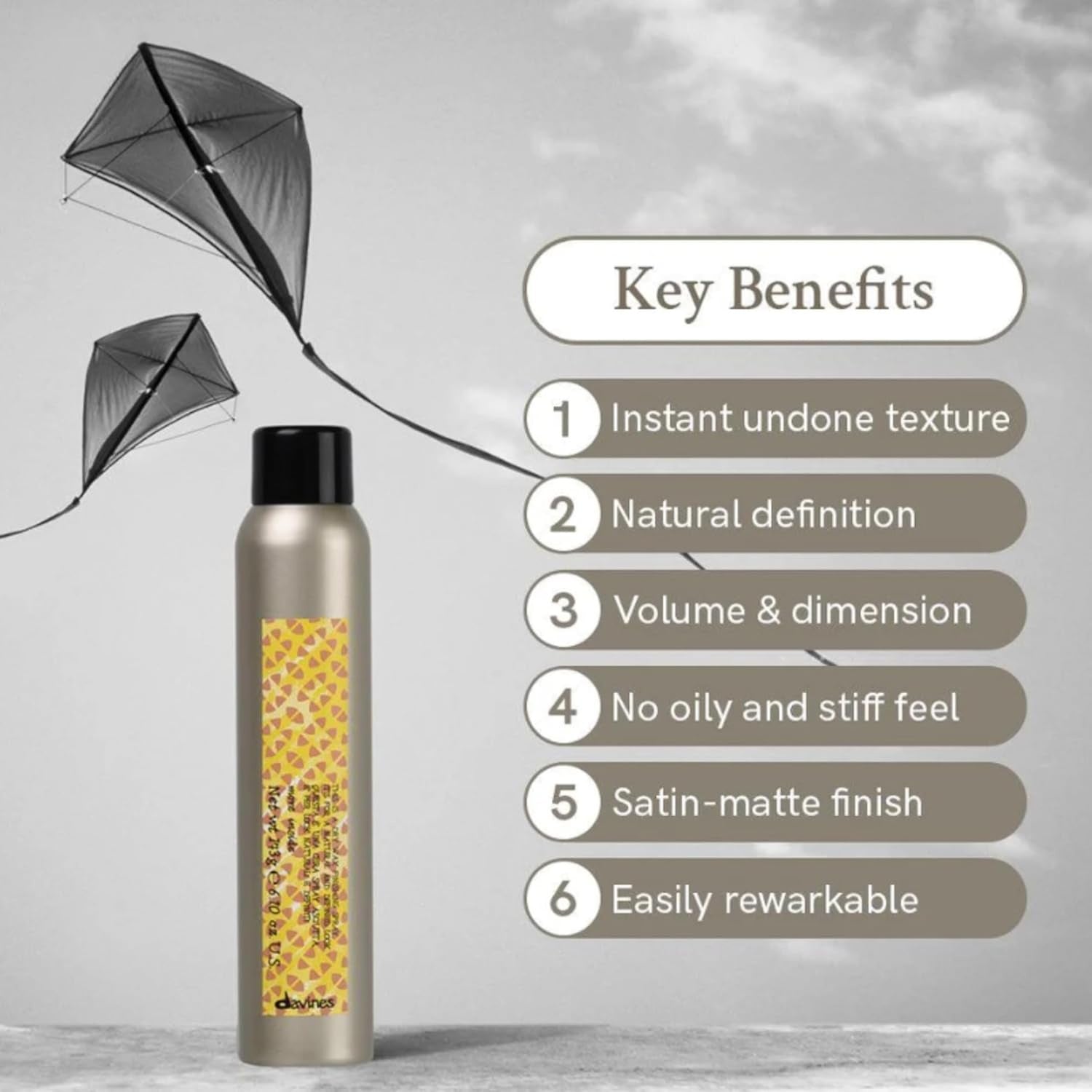 Dry Wax Finishing Spray for Textured Hair Styling 200 mL