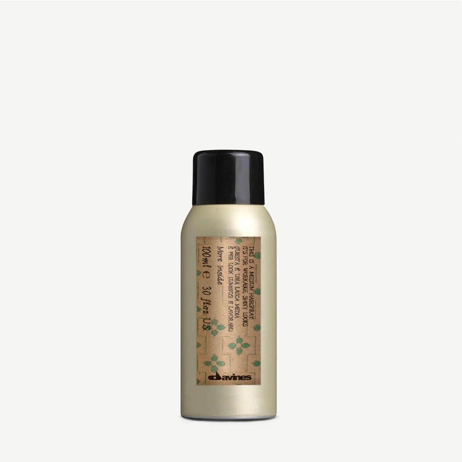 Medium Hold Hairspray for Workable, Shiny Hairstyles 400ml