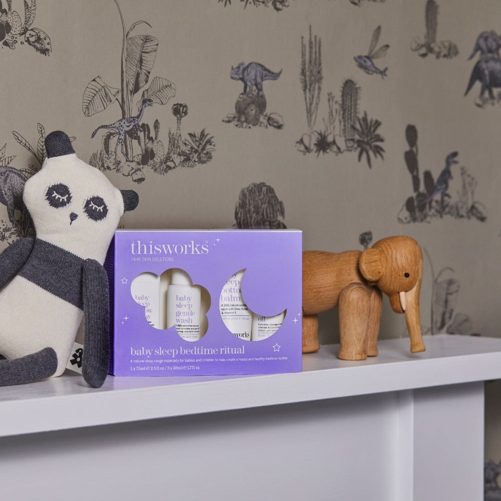 Baby Sleep Bedtime Ritual 4-Piece Gift Set with Lavender Scent
