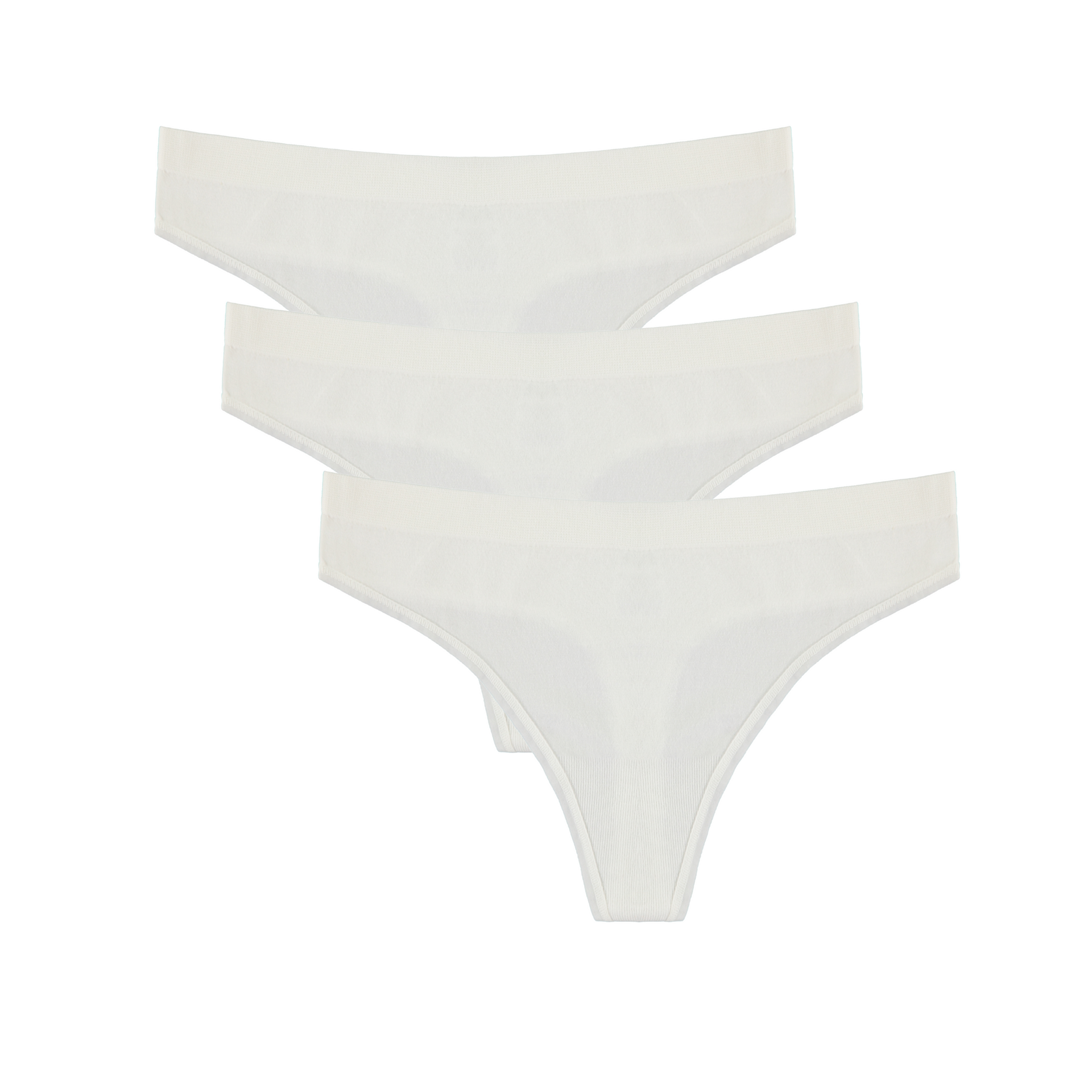 Women's Bamboo Cotton Thong Underwear 3-Pack