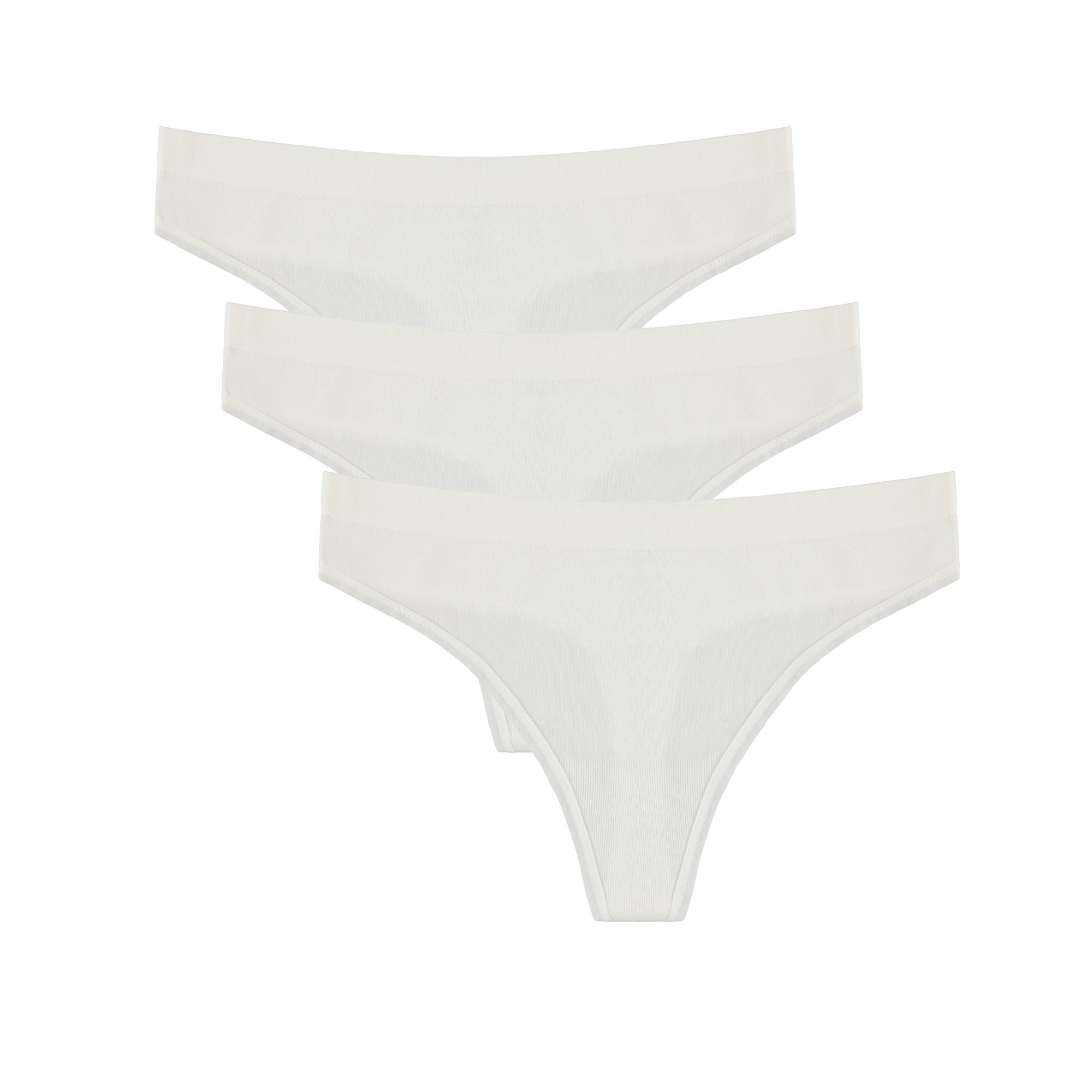 Women's Bamboo Cotton Thong Underwear 3-Pack