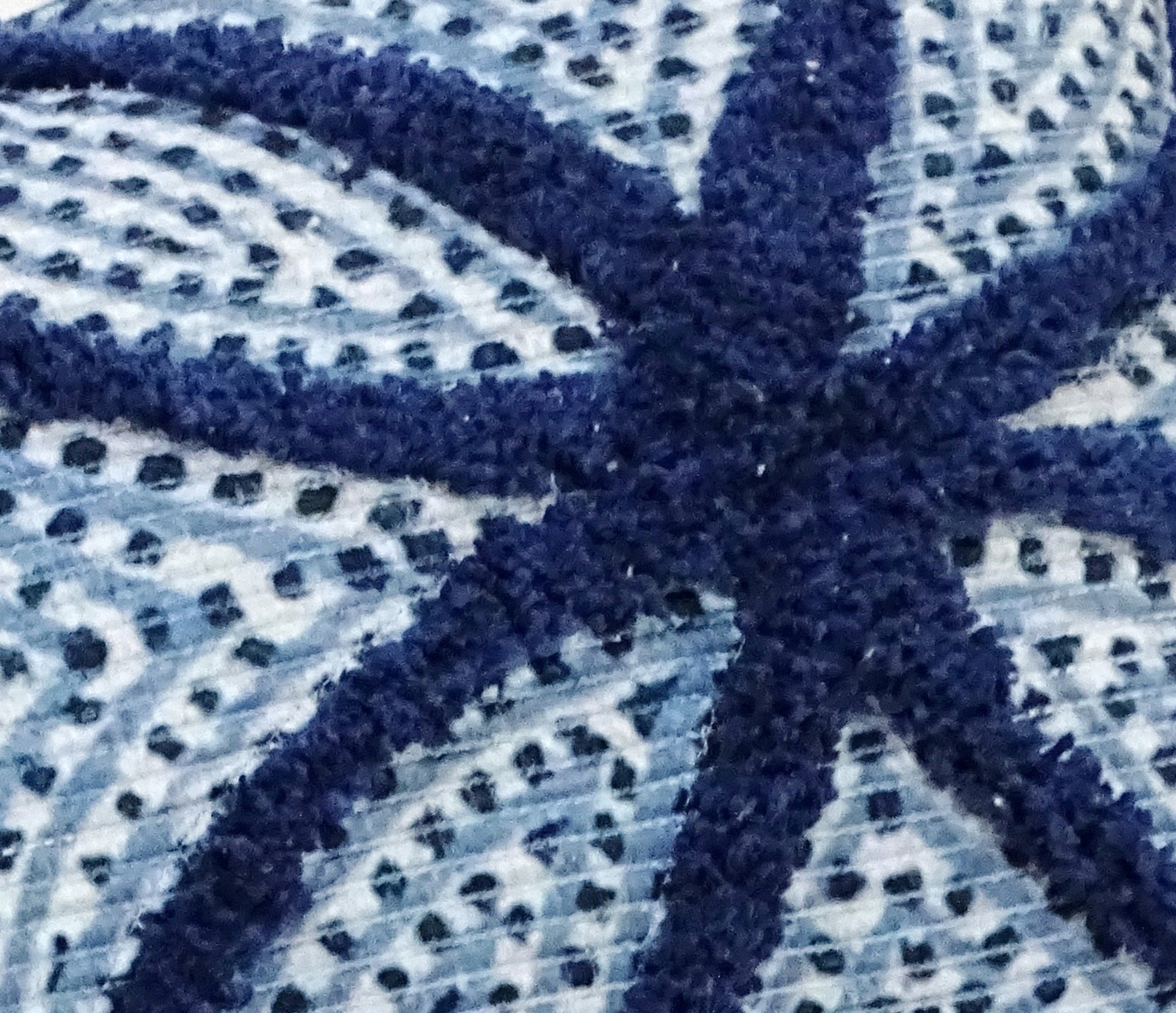 Blue Throw Pillow for couch 14" X 24"