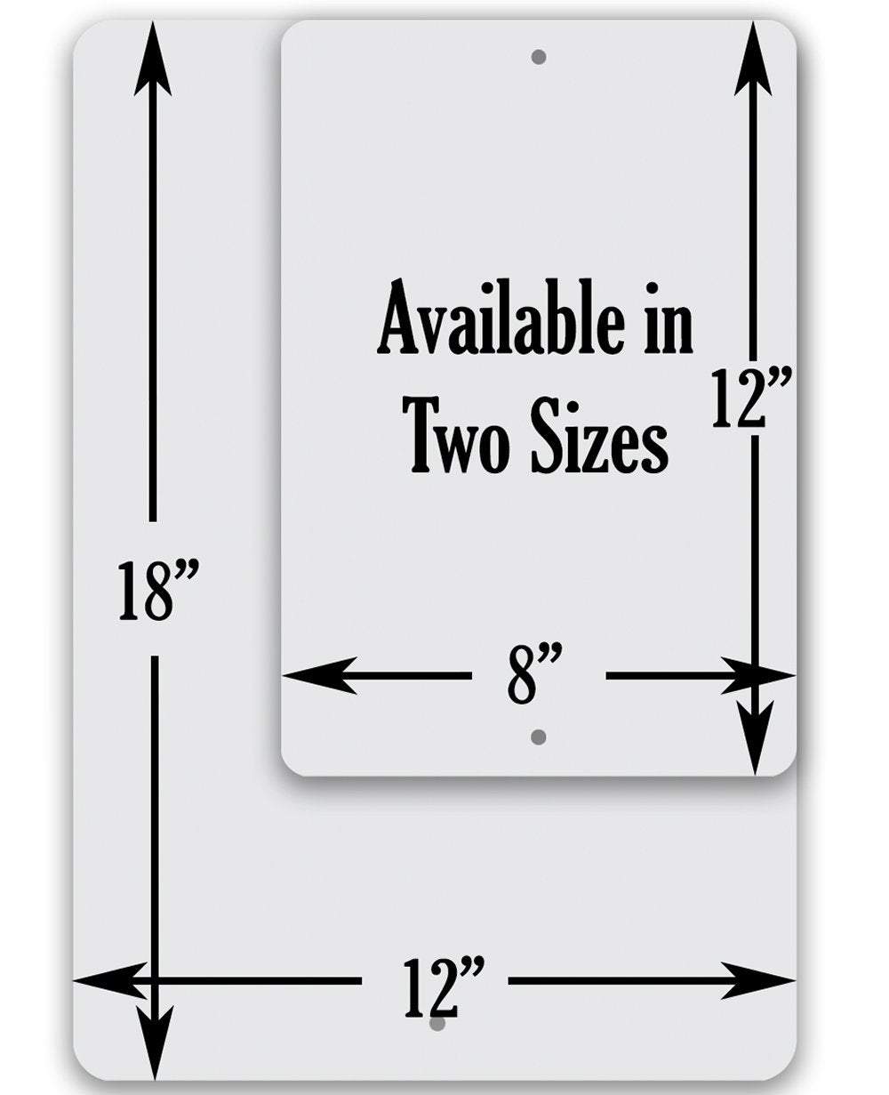 Race Car Parking Only Violators Will be Towed and Crushed - Metal Sign