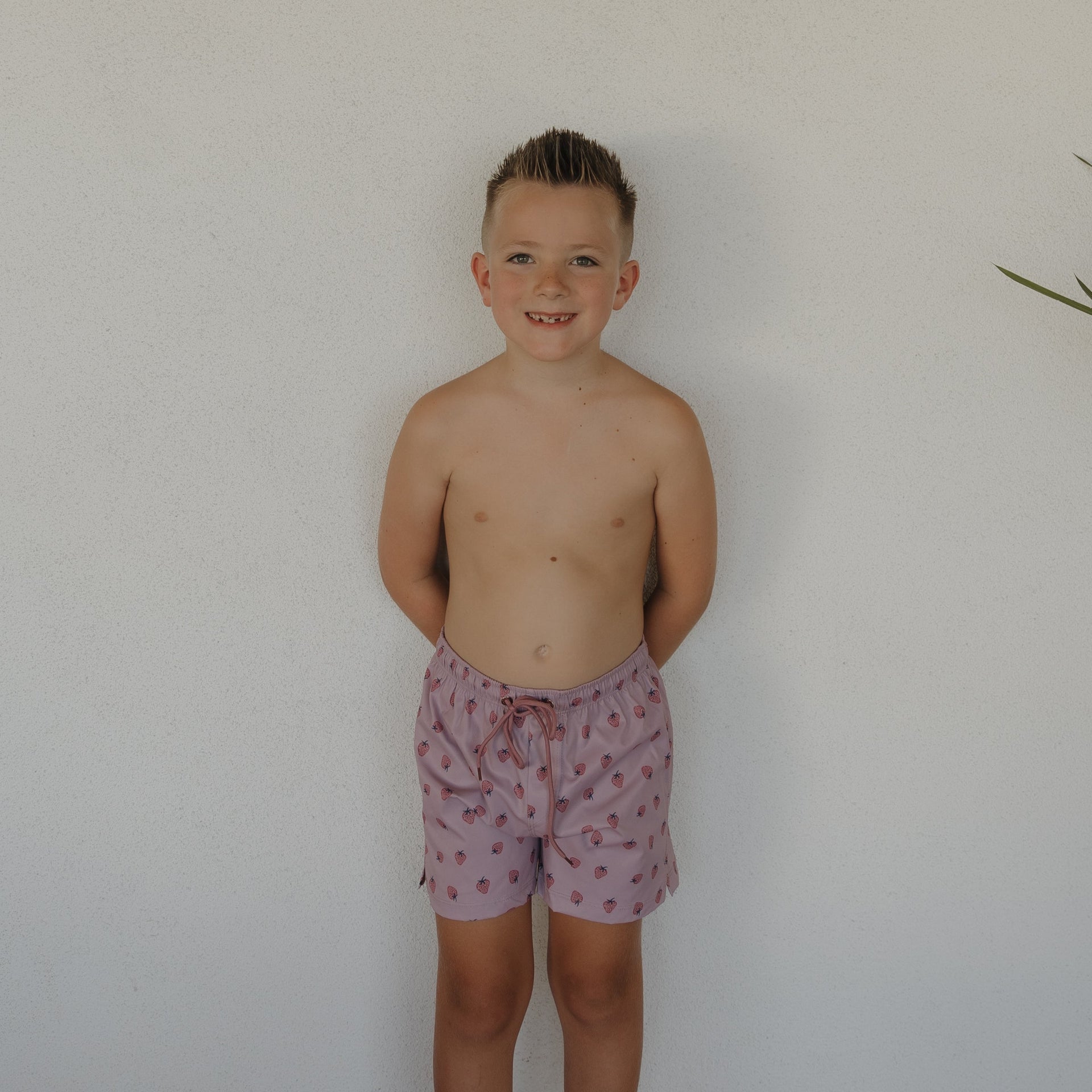 Matilda Print Board Shorts for Kids