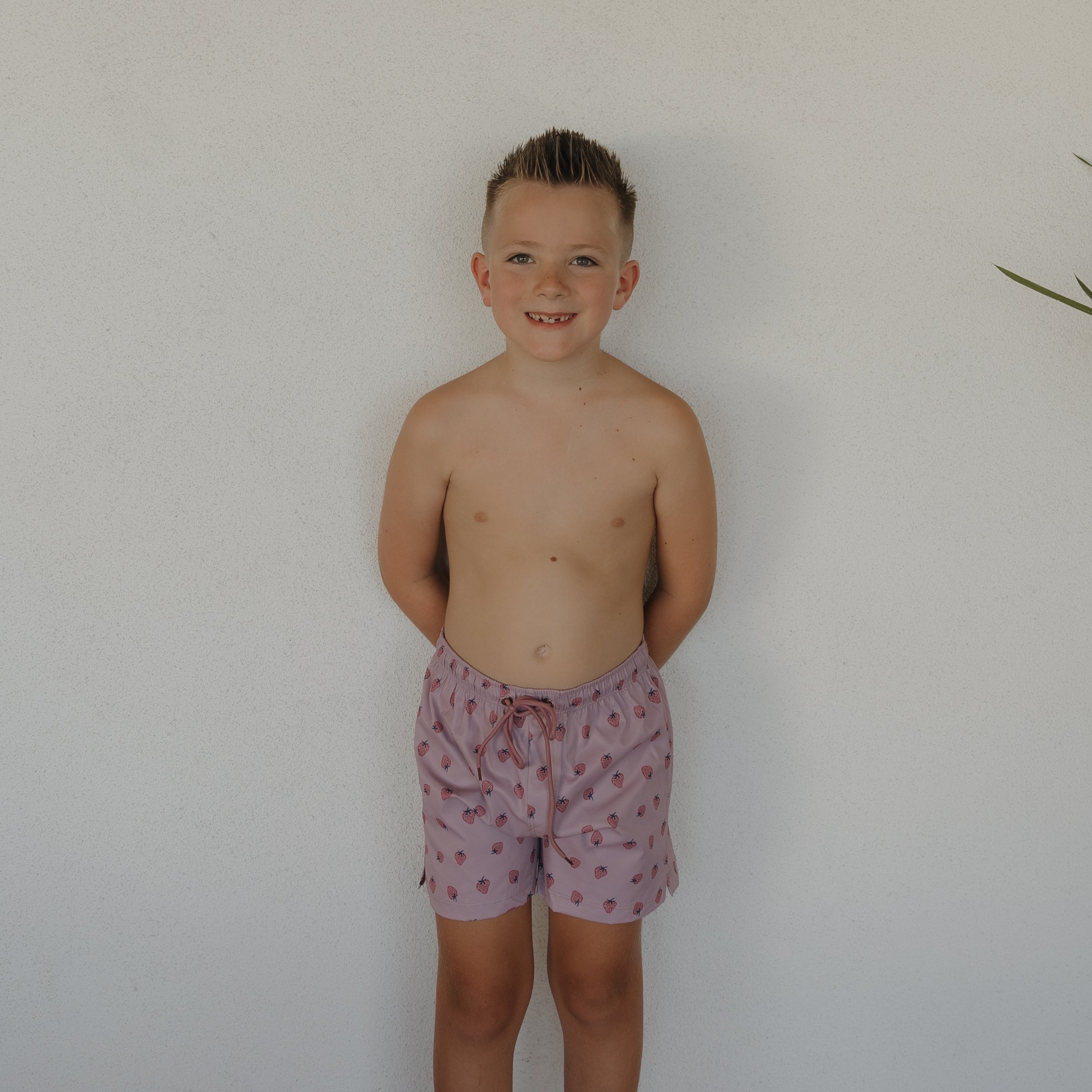 Matilda Print Board Shorts for Kids