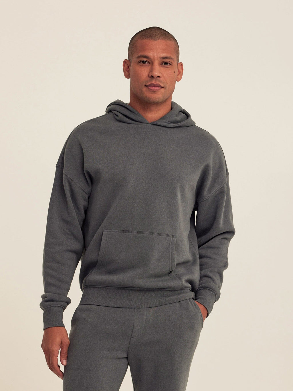 Marcel oversized triblend fleece hoodie with soft touch finish