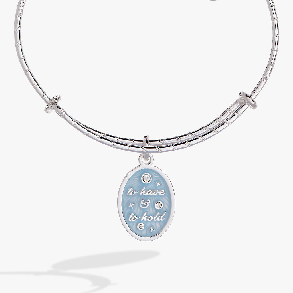 To Have And To Hold Bridal Charm Bangle Bracelet