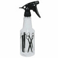 Tolco 16 oz Shear Mist spray bottle in black with Shears and Comb graphic