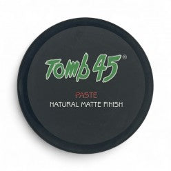 Tomb45 Styling Paste 3.4oz jar with black packaging and green branding text for a matte hair finish