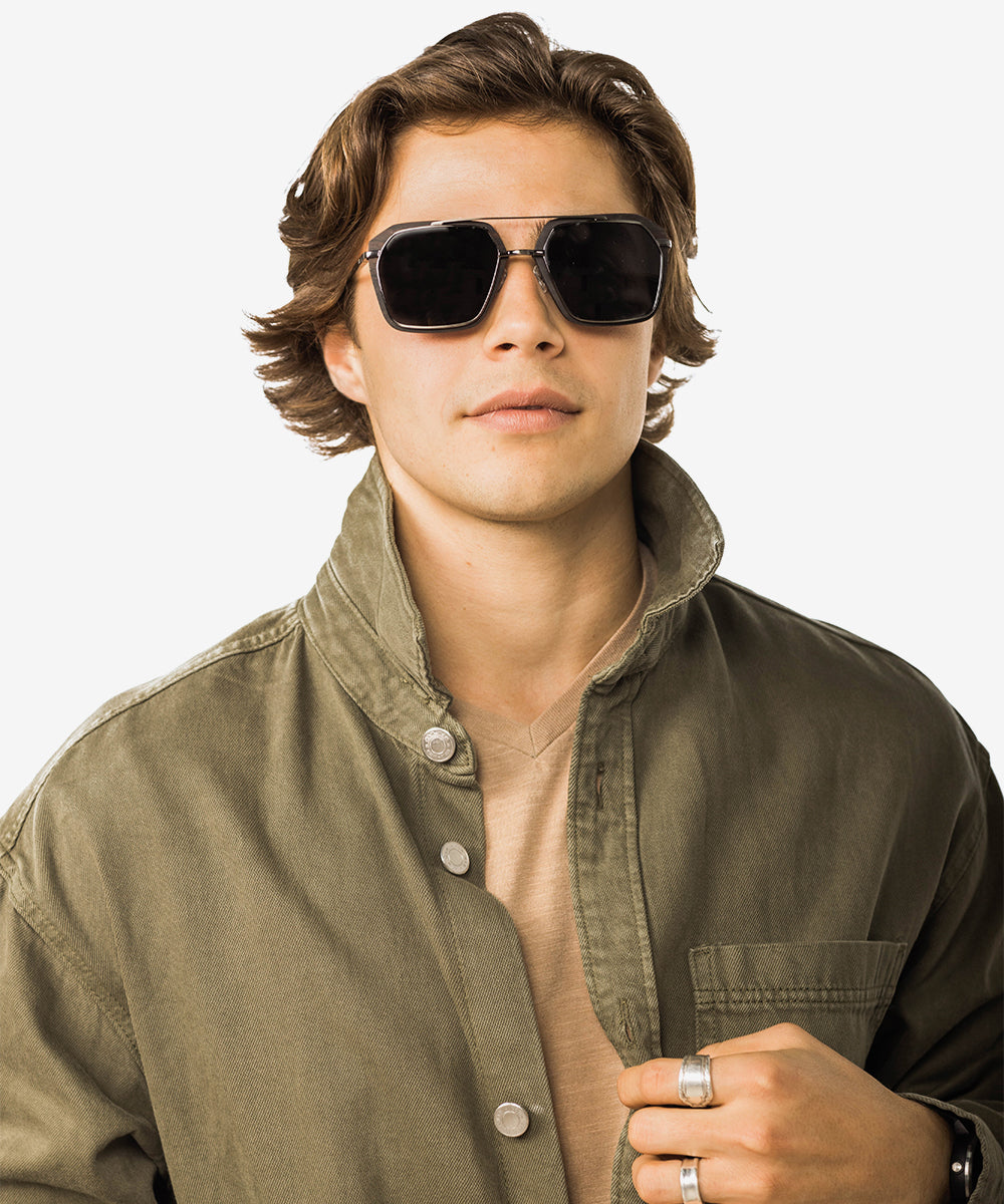 Bal Harbour Metal and Wood Sunglasses for Men and Women