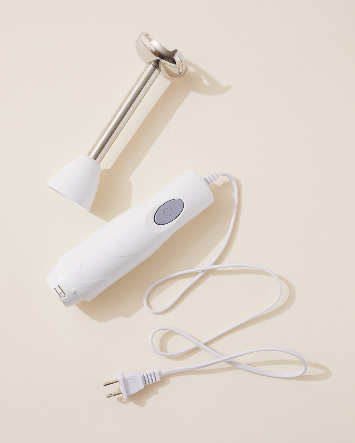 White Stick Blender Handheld Kitchen Immersion Mixer
