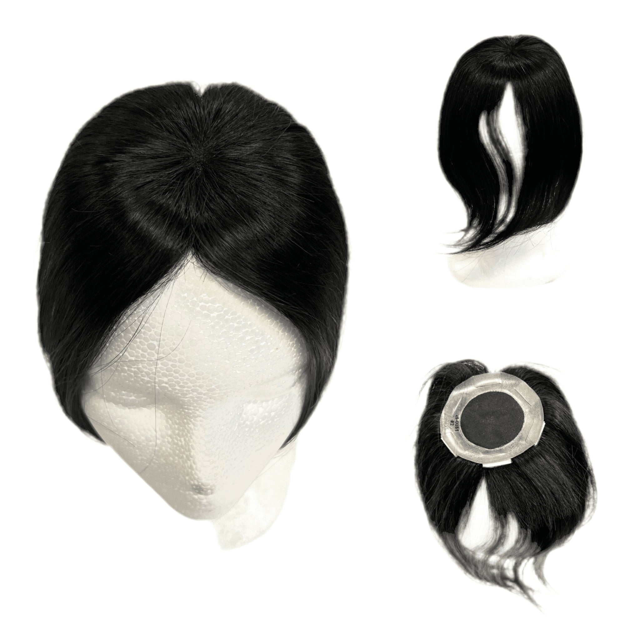 Premium 8x8 cm 100% human hair topper piece for natural volume and coverage