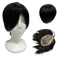 Premium 8x8 cm Human Hair Topper for Instant Volume and Thickness