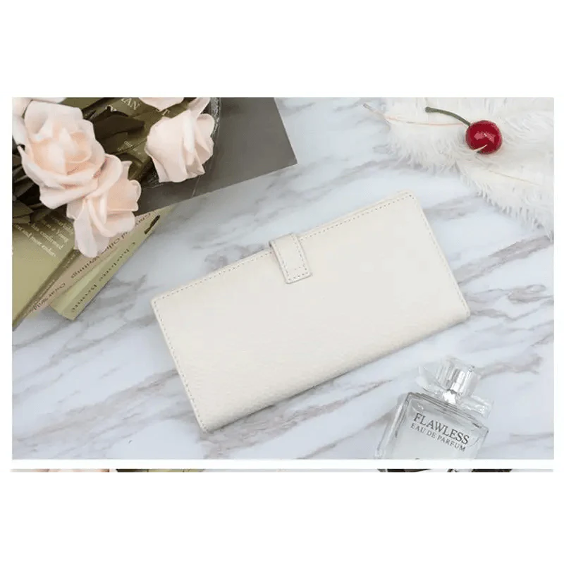 Vintage Style Genuine Leather Wallet and Clutch for Women and Girls