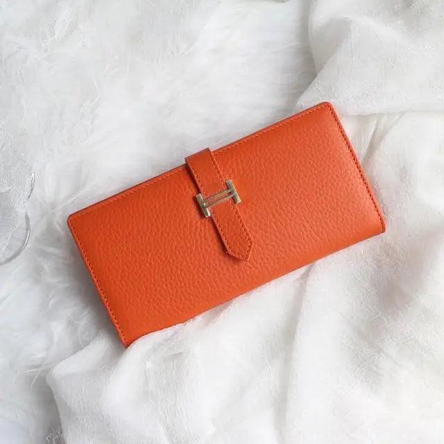 Vintage Style Genuine Leather Wallet and Clutch for Women and Girls