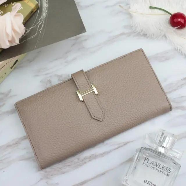 Vintage Style Genuine Leather Wallet and Clutch for Women and Girls