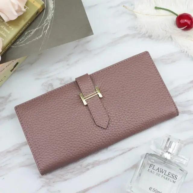 Vintage Style Genuine Leather Wallet and Clutch for Women and Girls