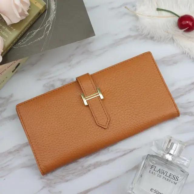 Vintage Style Genuine Leather Wallet and Clutch for Women and Girls